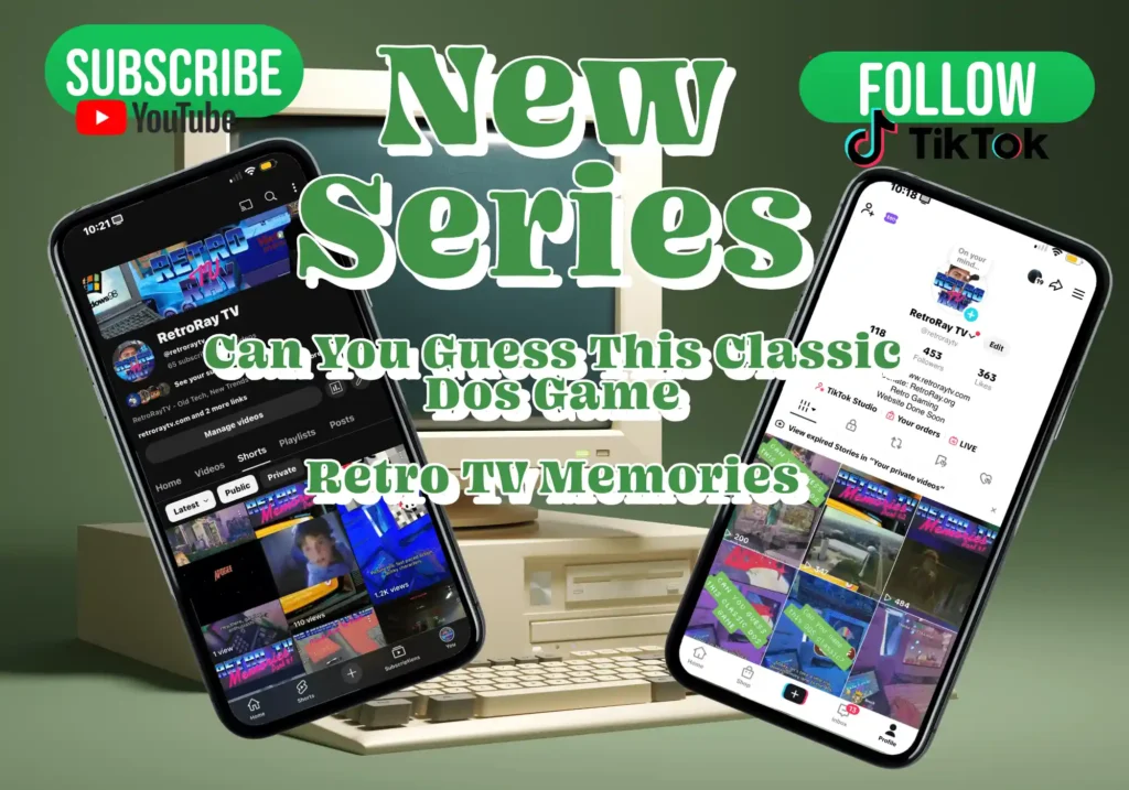 Subscribe to Retro TV Memories and Classic DOS Game Series on YouTube and TikTok